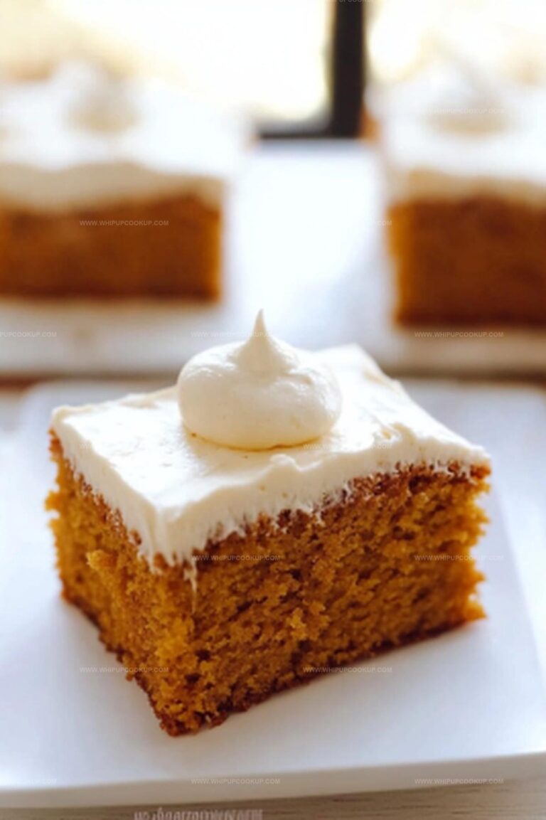 Pumpkin Cake with Cream Cheese Frosting Recipe