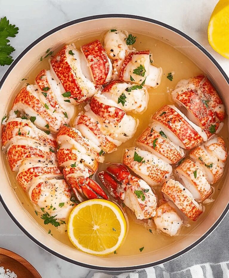 Butter Poached Lobster Tails Recipe