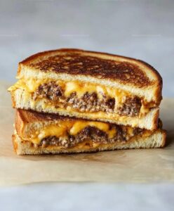 Grilled Cheese Patty Melts Recipe