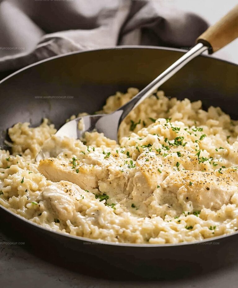 One-pan Creamy Parmesan Chicken & Rice Recipe