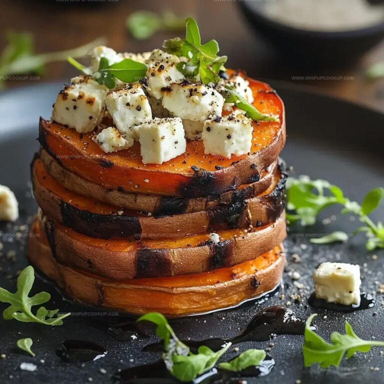 Roasted Sweet Potato and Feta Stack Recipe