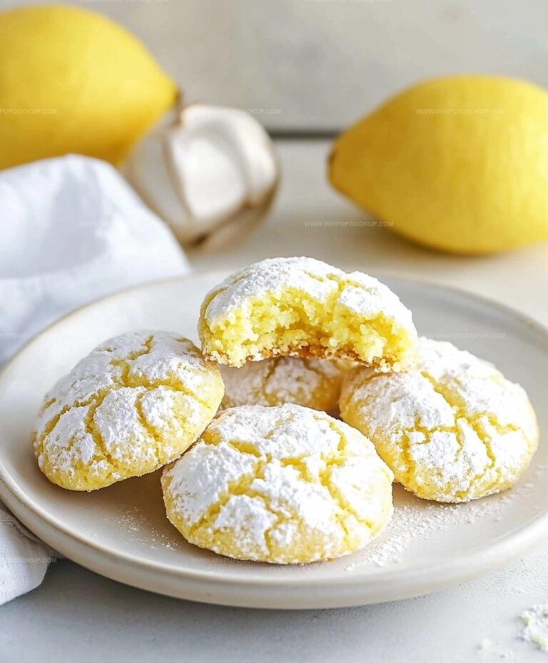 Lemon Crinkle Cookies Recipe