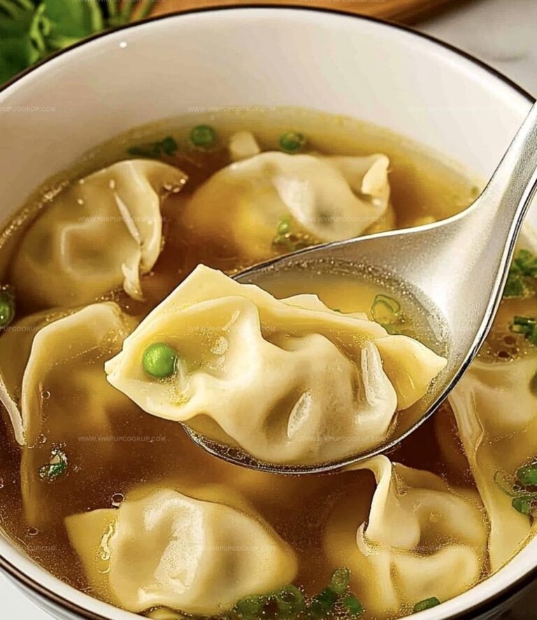 Homemade Wonton Soup Recipe
