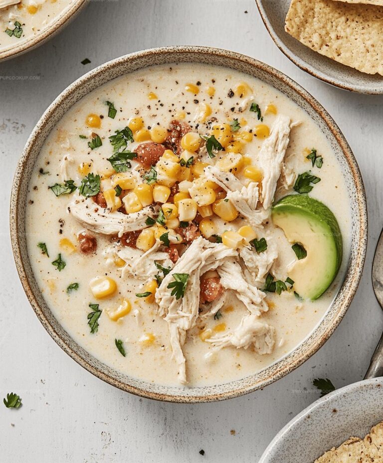 Mexican Street Corn White Chicken Chili Recipe