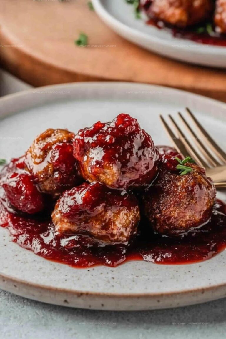 Cranberry Sauce Meatballs Recipe
