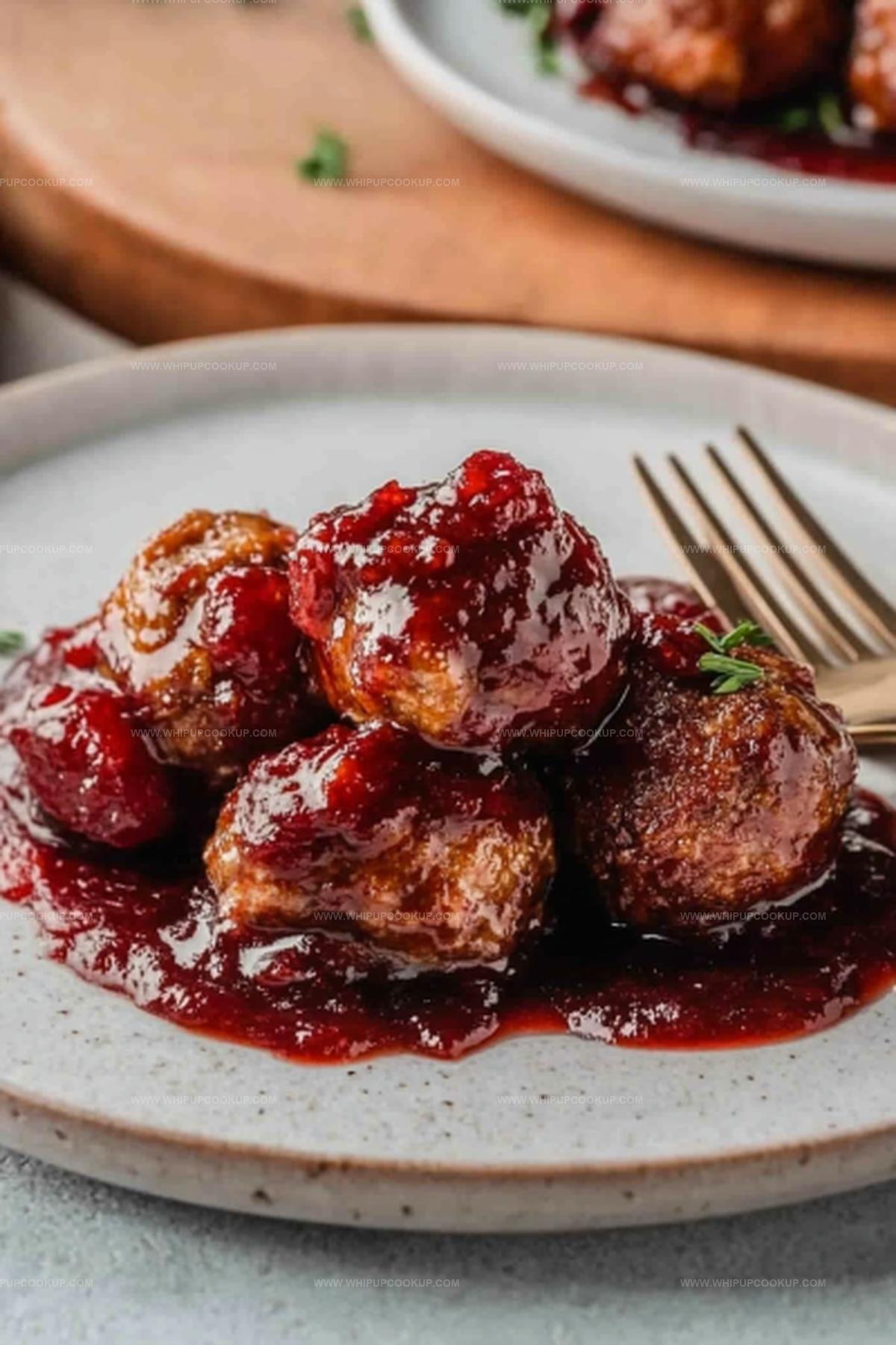 Cranberry Sauce Meatballs Recipe