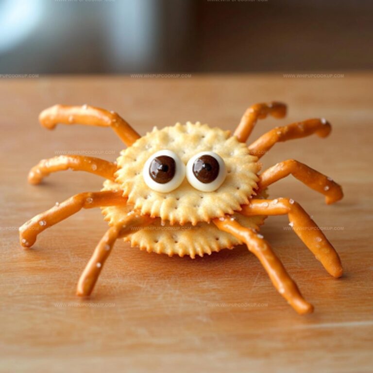 Easy Ritz Cracker Spiders Recipe