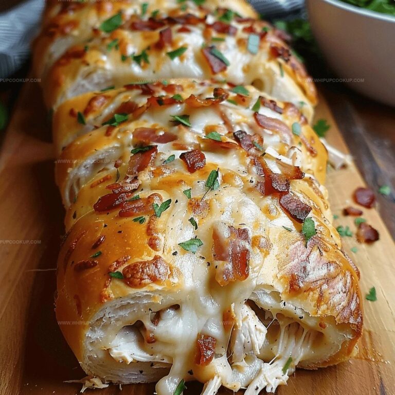Chicken Bacon Ranch Stromboli Recipe