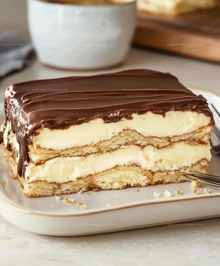 No Bake Eclair Cake Recipe