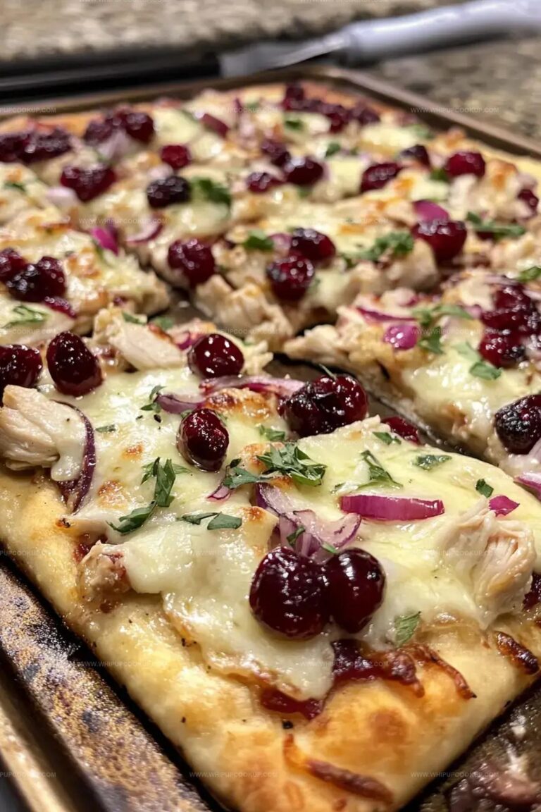 Cranberry Chicken and Brie Pizza Recipe