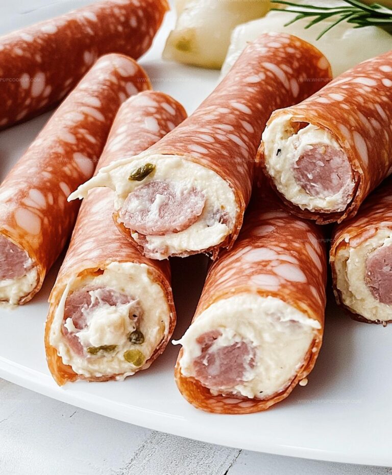 Salami Cream Cheese Roll Ups Recipe