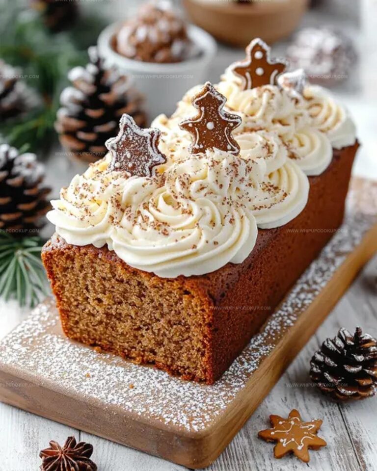 Gingerbread Loaf Cake With Buttercream Frosting Recipe