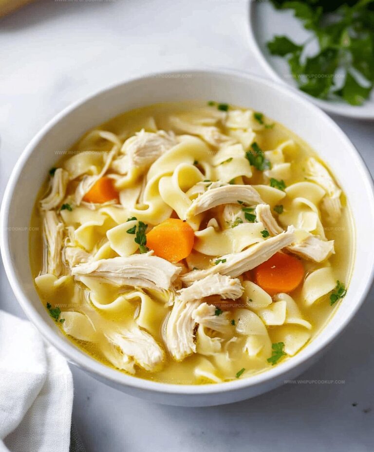 Homemade Chicken Noodle Recipe