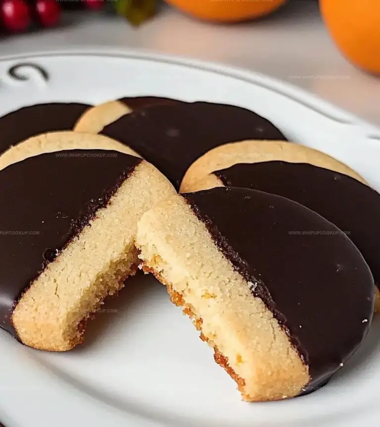 Chocolate Orange Shortbread Cookies Recipe