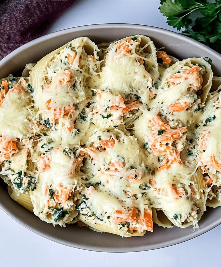 Creamy Seafood Stuffed Shells Recipe