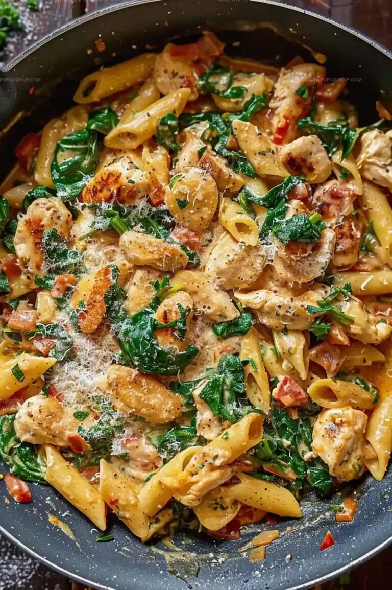 Marry me Chicken Pasta with Spinach Recipe