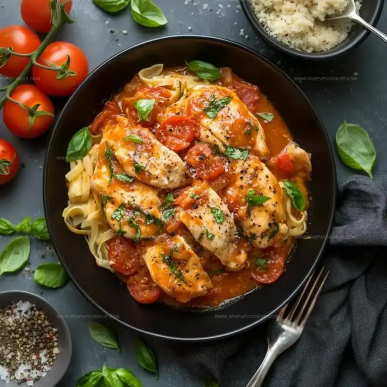 Easy Slow Cooker Tomato Basil Chicken Recipe