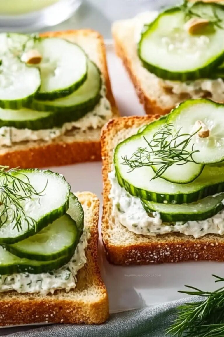 Savory Cucumber Sandwiches Recipe