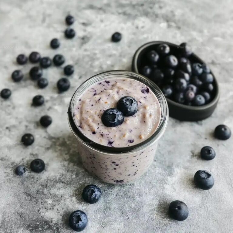 Blueberry Overnight Oats (Easy & Healthy) Recipe