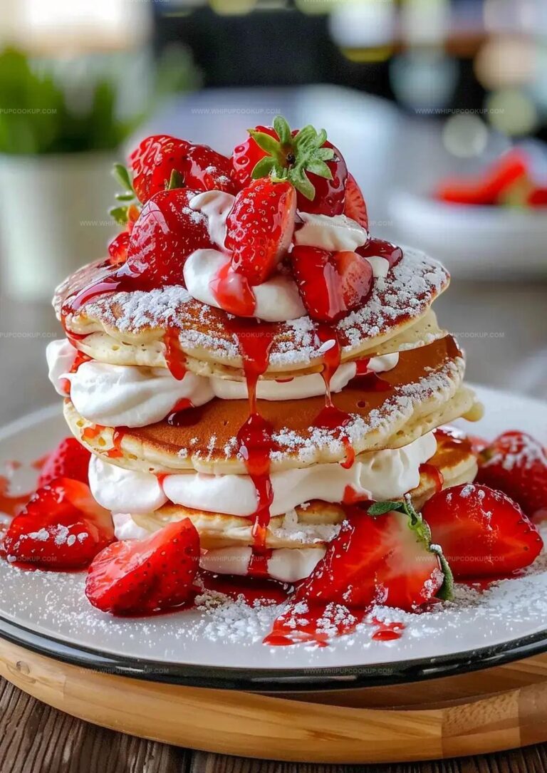 Strawberry Shortcake Pancakes Recipe