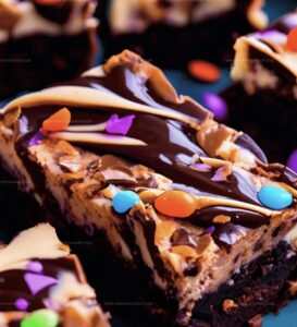 Heath Toffee Cheesecake Brownies Recipe