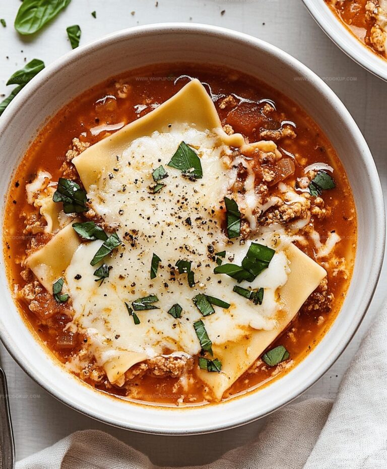 Crockpot Lasagna Soup Recipe