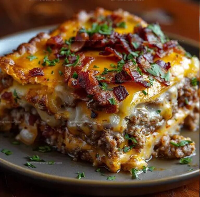 Cheesy Loaded Meatloaf Casserole Recipe