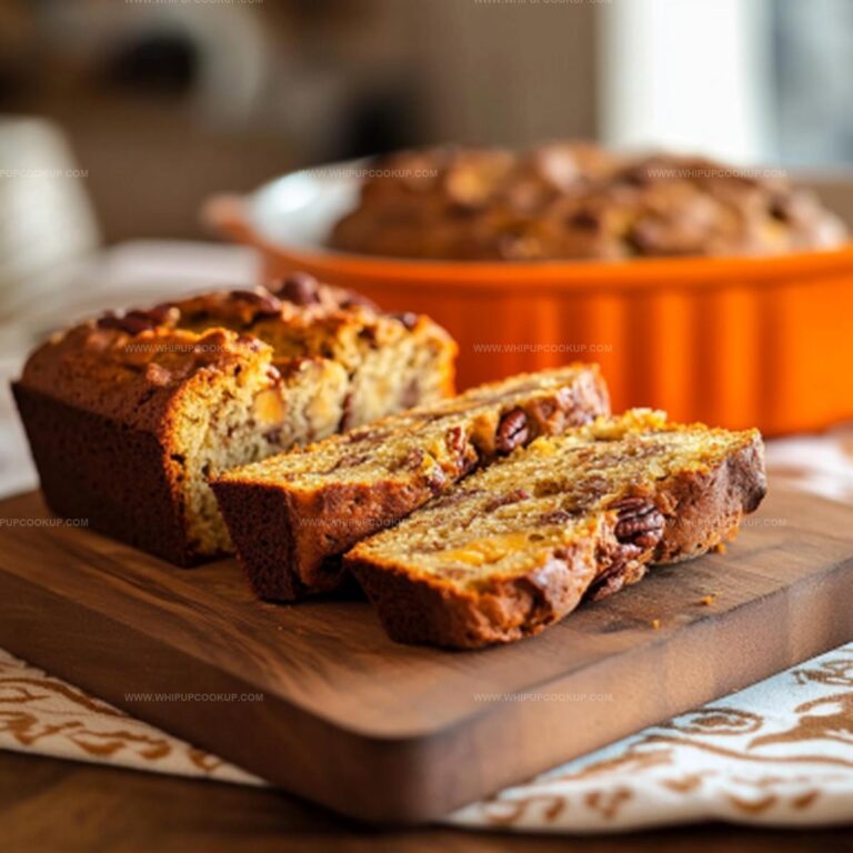 Pumpkin Pecan Bread With Orange Mascarpone Swirl Recipe
