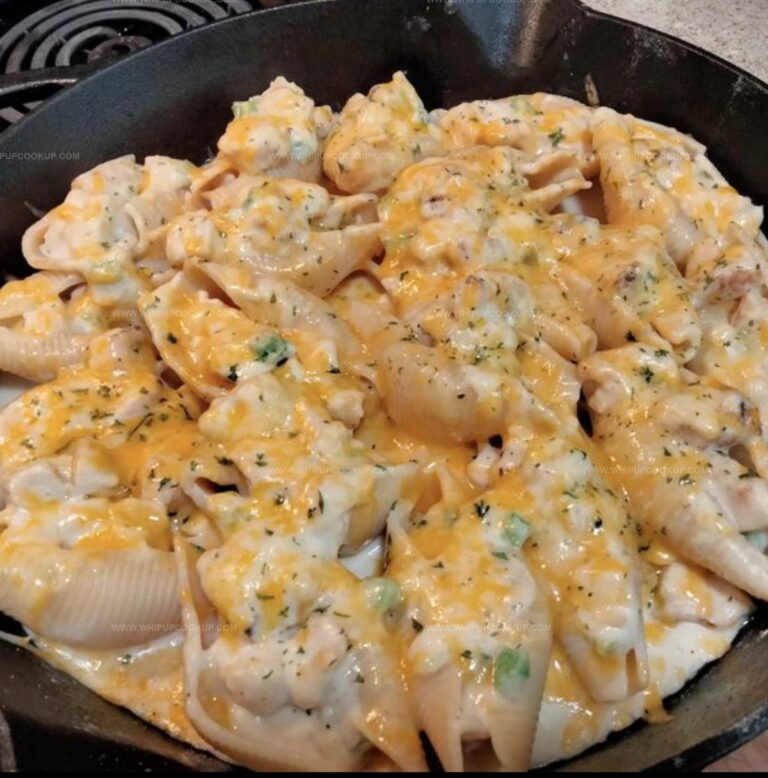 Chicken Alfredo Stuffed Shells Recipe