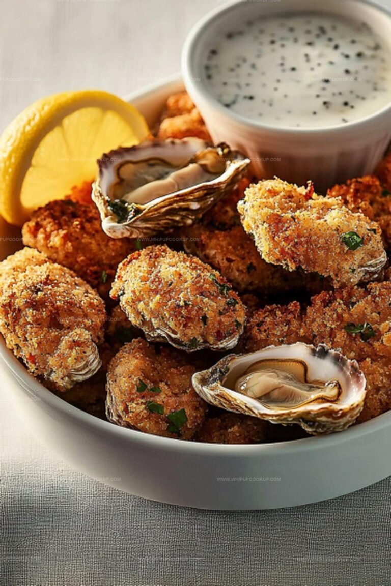 Crispy Oven-Baked Oysters with Jalapeno Mayonnaise Recipe
