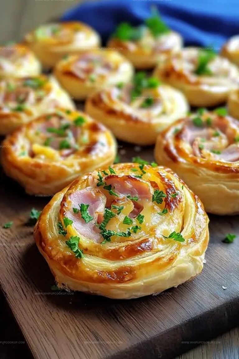 Christmas Ham and Cheese Pinwheels Recipe