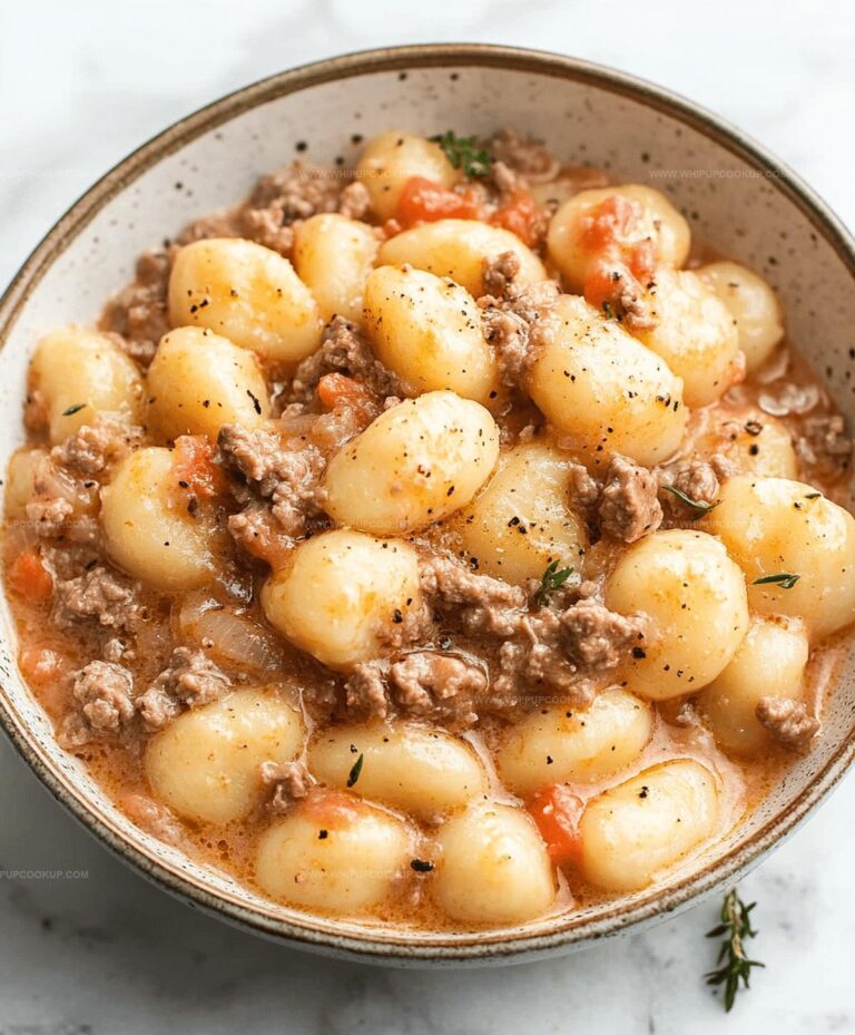 Ground Beef Gnocchi Recipe