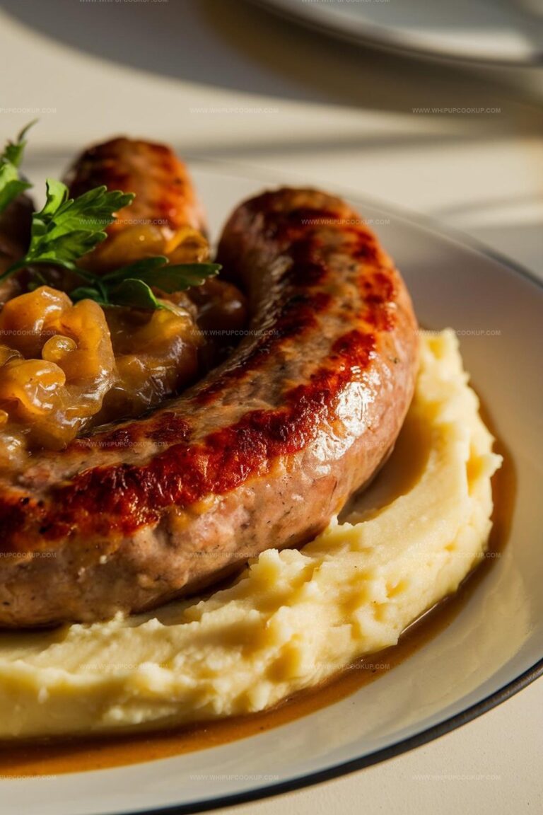 Bangers and Mash with Onion Gravy Recipe