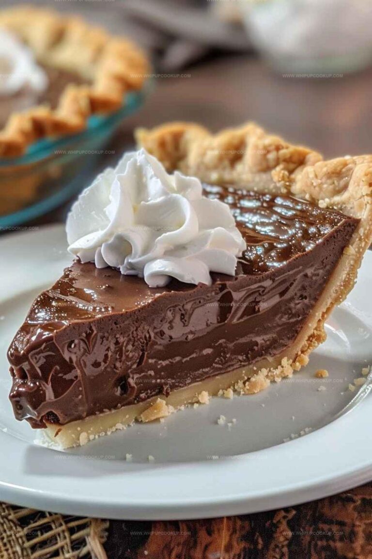 Old Fashioned Chocolate Pie Recipe