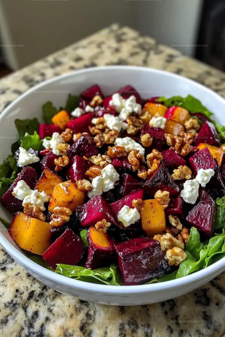 Roasted Beet Salad With Goat Cheese And Walnuts Recipe