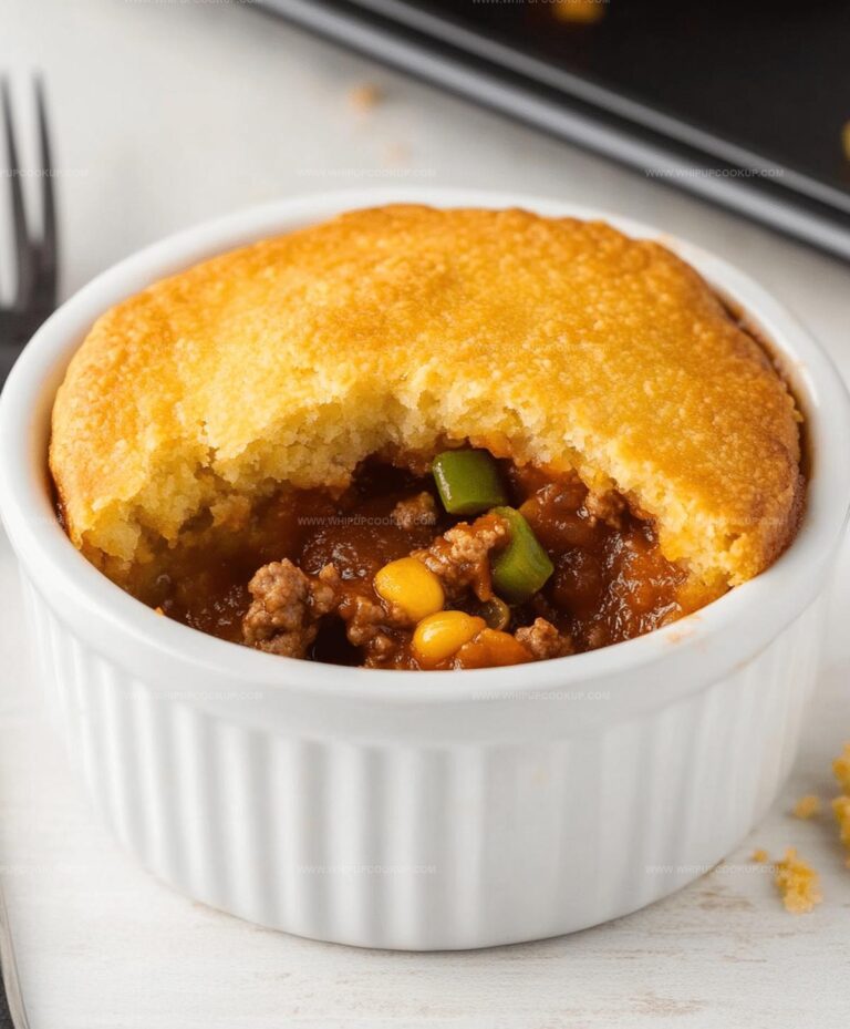 Chili Pot Pie With Cornbread Crust Recipe