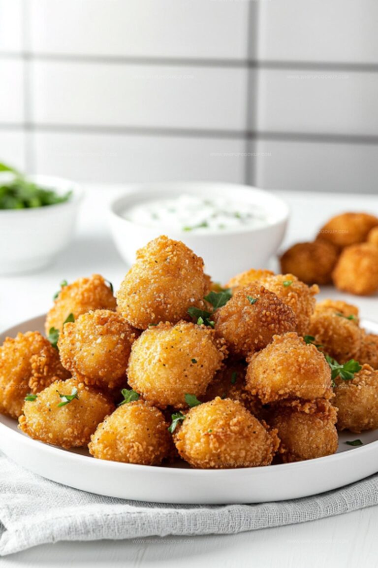 Crispy Fried Mushrooms With Cool Ranch Dip Recipe