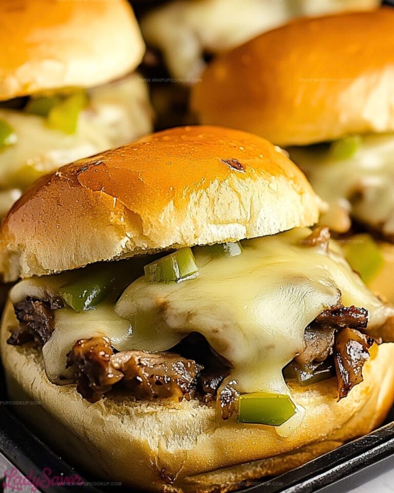 Easy Philly Cheesesteak Sliders Recipe