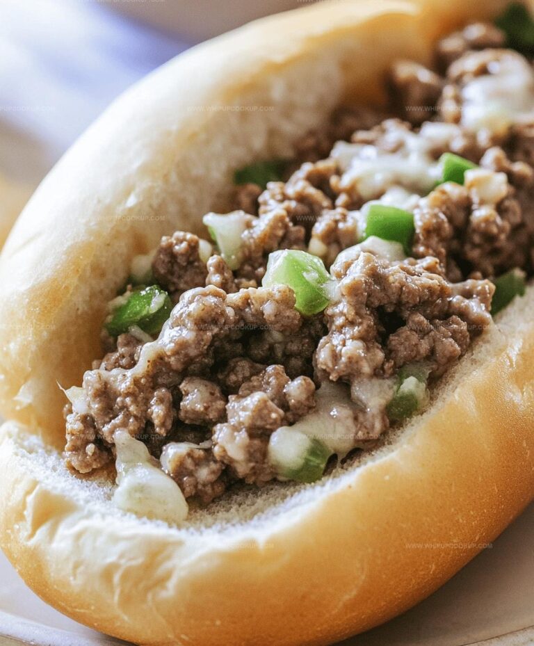 Easy Philly Cheesesteak With Ground Beef Recipe