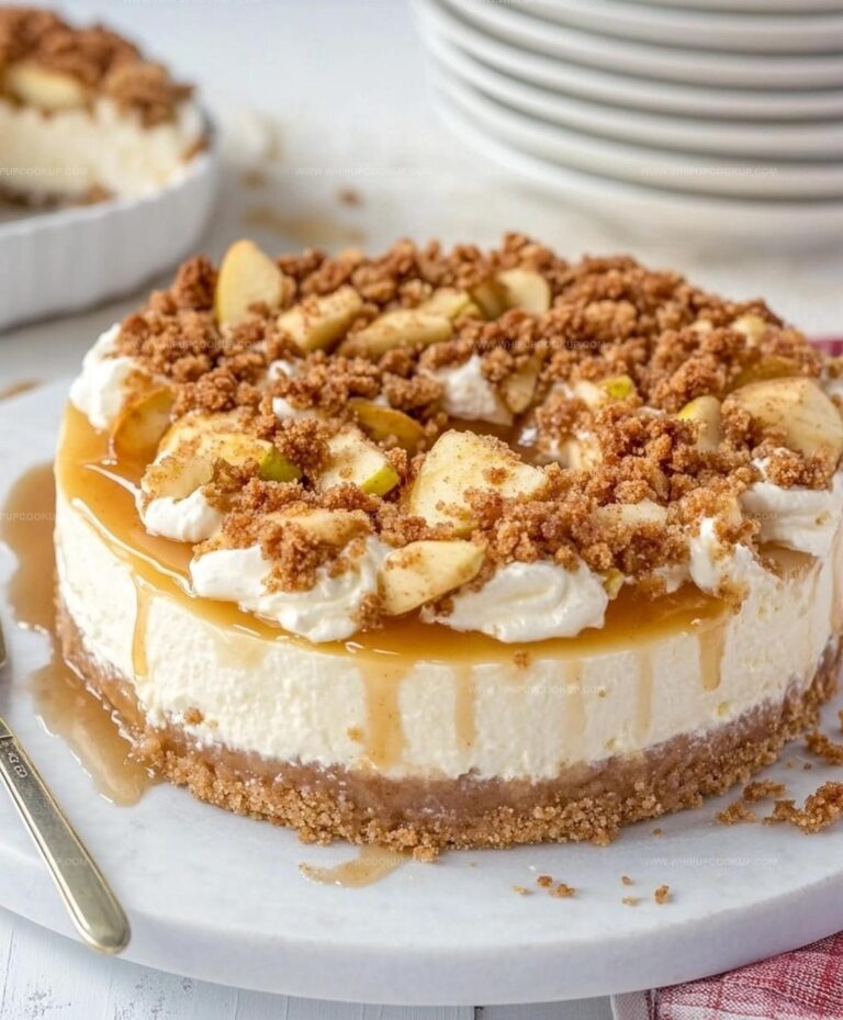 Apple Crisp Cheesecake Recipe