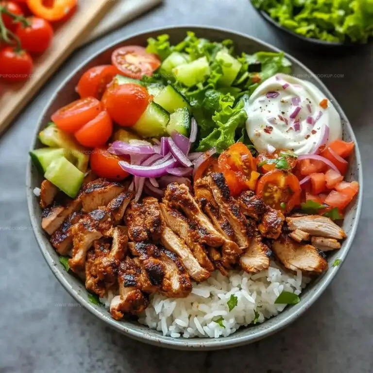Delicious Chicken Shawarma Bowl Recipe