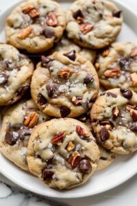 Salted Caramel Pecan Chocolate Chip Cookies Recipe