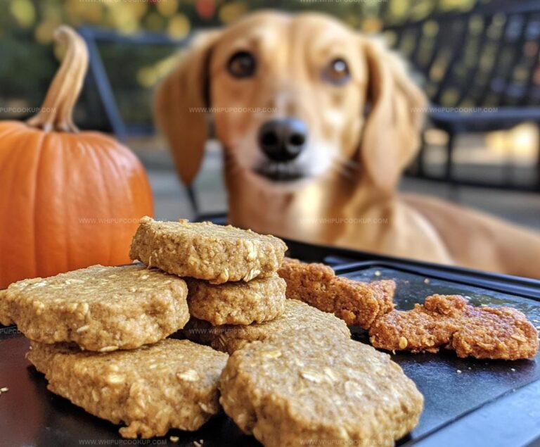 Pumpkin Oatmeal Dog Treats Recipe