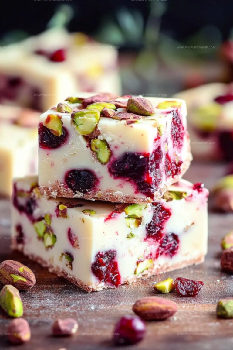 Cranberry Pistachio Fudge Recipe
