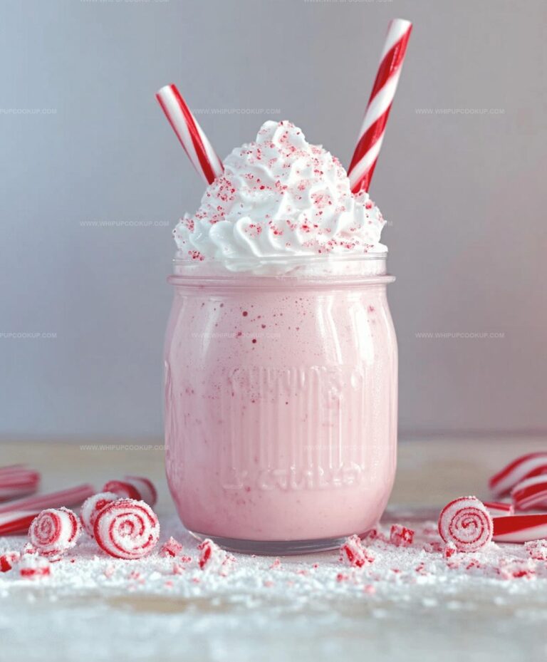 Candy Cane Milkshakes Recipe