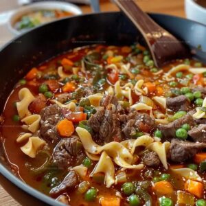 Vegetable Beef Noodle Soup Recipe