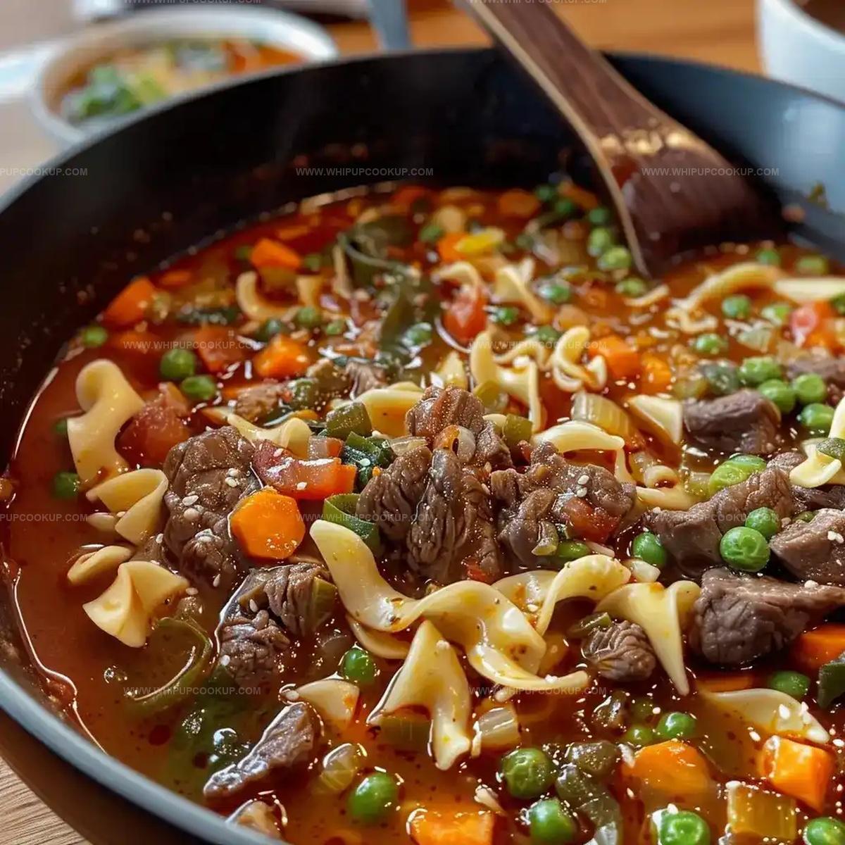 Vegetable Beef Noodle Soup Recipe