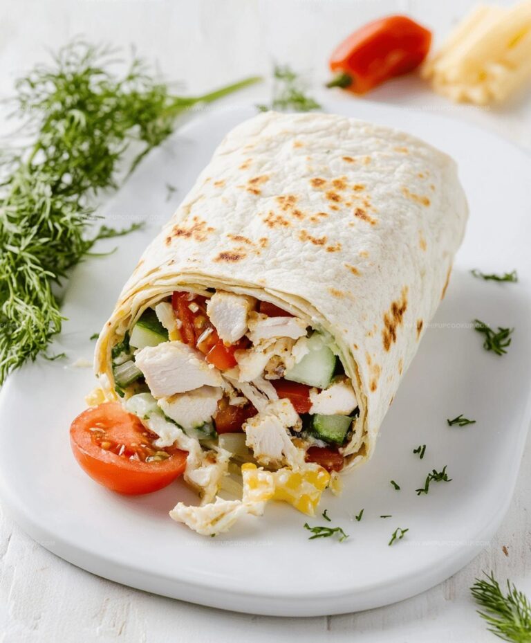Amazing Mediterranean Chicken Wraps Recipe