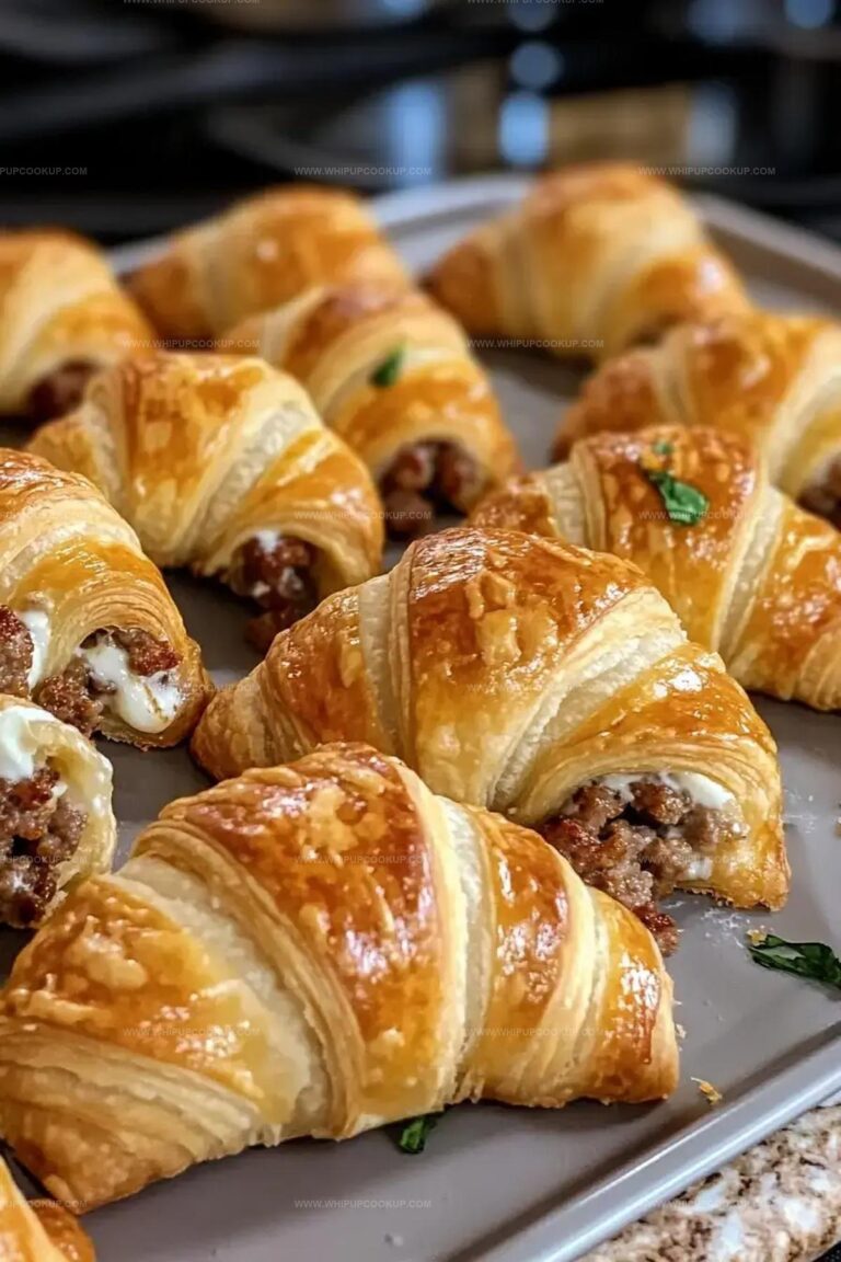 Savory Rotel Sausage and Cream Cheese Crescents Recipe