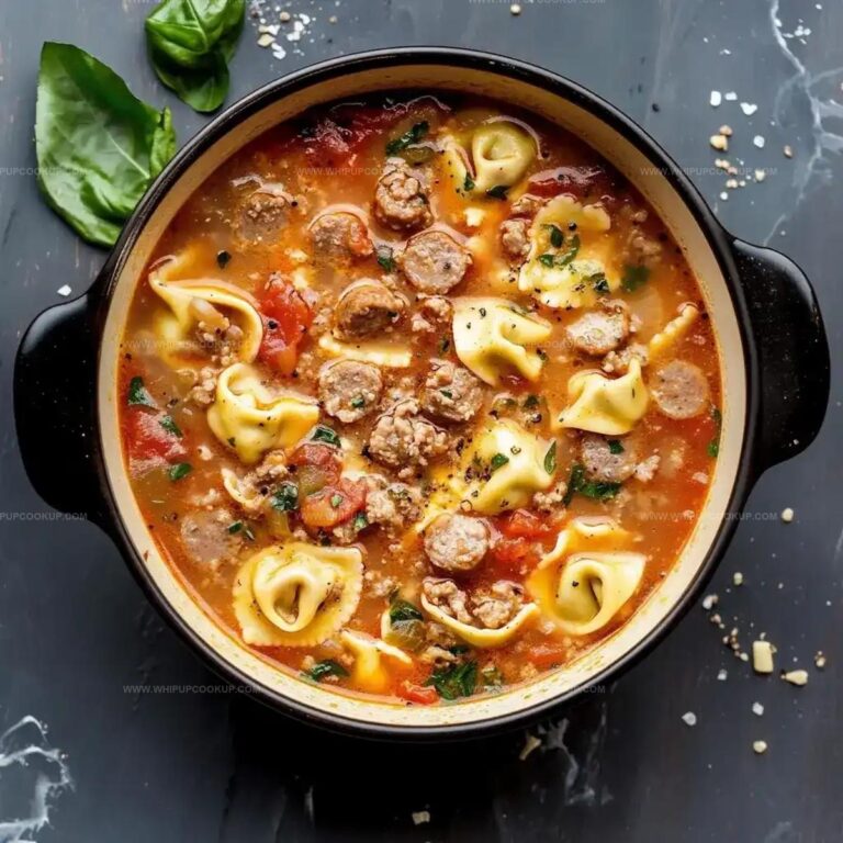 Cozy Sausage Tortellini Soup Recipe